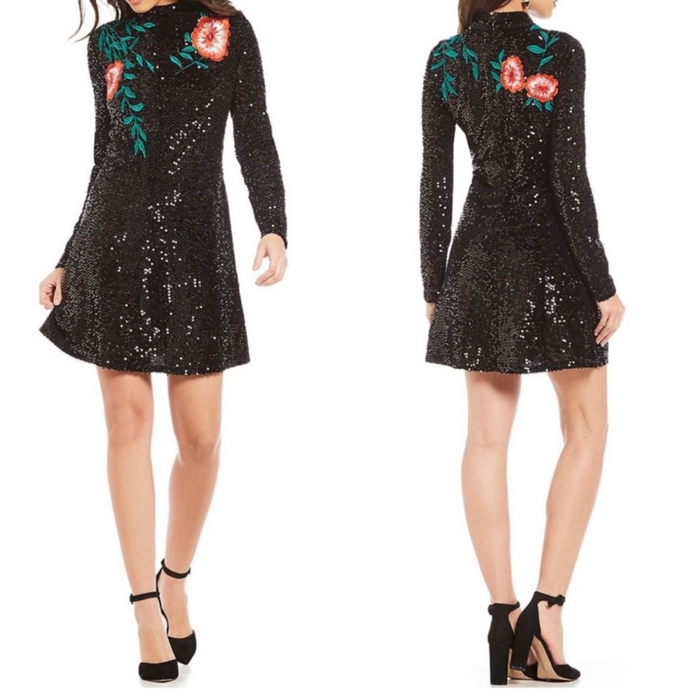 Gianni Bini Tallulah sequin embroidered dress - Picture 5 of 7